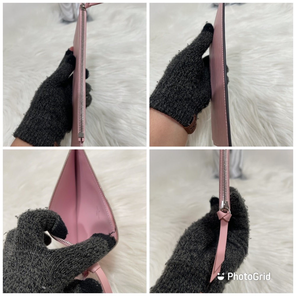 🔥SOLD 🔥Felicie Pochette Epi in Rose Ballerine - Picture 9 of 14